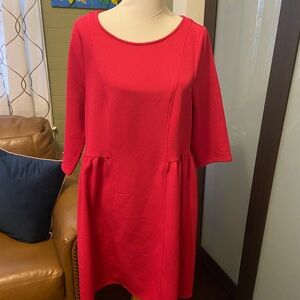 BB Dakota Dark Pink Long Sleeve Dress